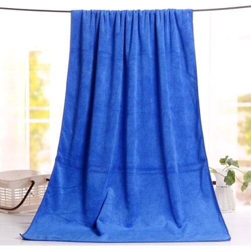 Microfiber Thickened 180x80cm Adult Bath Towels Beach Gym Pool Blanket Soft Beauty Salon Towel Washcloth