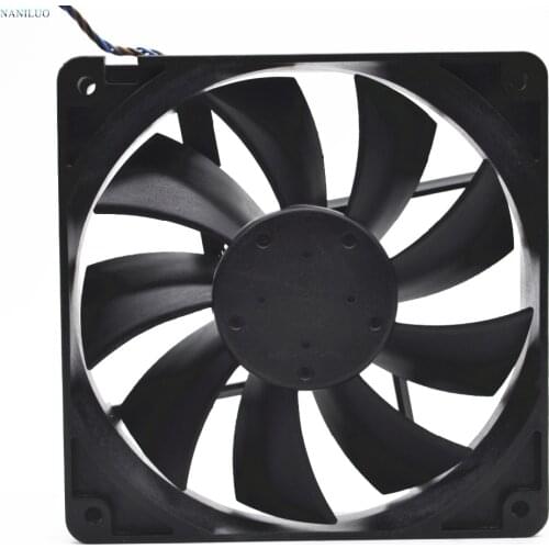 NANILUO 4710KL-04W-B56 12cm 12025 120mm 0.72A 4-wire PWM industrial case axial cooling fans thermostat 12025