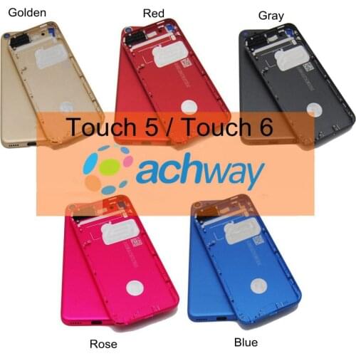 For iPod Touch 5/ Touch 6 Back Battery Cover Rear Door Housing Case For iPod Touch 5 Battery Cover Touch6 Replacement Parts