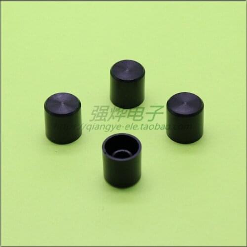 10 pieces 14.5*15MM black plastic knob potentiometer knob speed control knob flower shaft inner hole 6MM