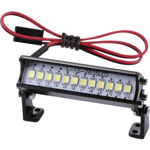 12 LED Hight Bright Dome Light Elaborate Manufacture Prolonged Durable Roof Lamp for 1/10 RC Car Model Universal 55mm