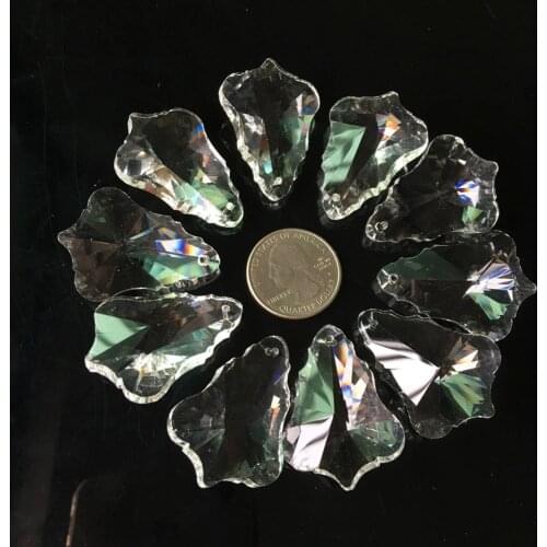 5Pcs Clear Chandelier Glass Art Crystal Lamp Prism Suncatcher Pendant 38MM Ornament Hanging Decor Suncatcher Faceted