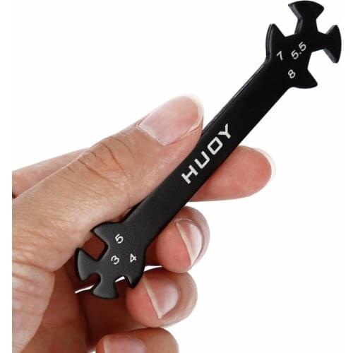 6 in 1 RC Hudy Special Tool Wrench 3/4/5/5.5/7/8MM for Turnbuckles & Nuts