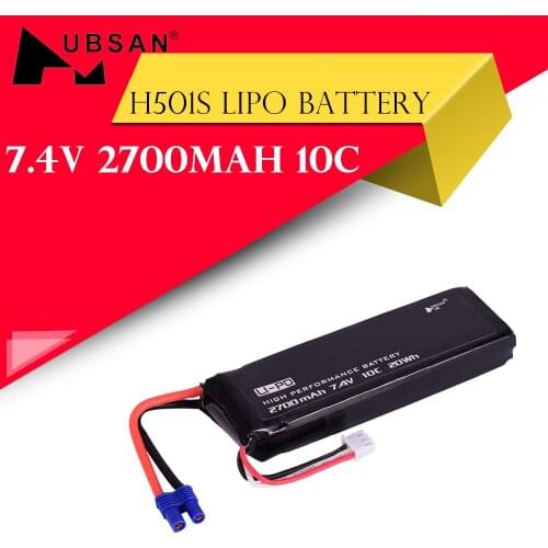 Original 7.4V 2700mAh 10C lipo battery RC drone battery H501S-14 for Hubsan H501S H501C H501S Pro RC Quadcopter