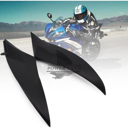 For Yamaha YZF R6 2006 2007 Motorcycle Accessories Sticker Black Plastic Gas Tank Side Trim Insert Cover Panel Fairing Cowl L+R