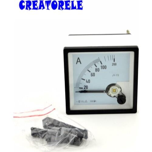 New Arrivals AC 72(100) Analog Ammeter Panel Current Amper Meter Pointer Diagnostic-tool Amperimetro Ampermeter