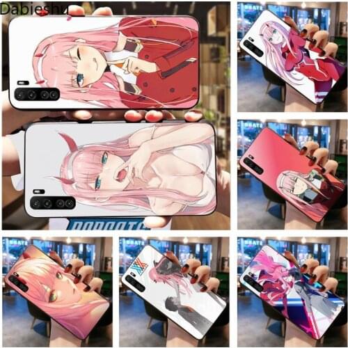 Zero Two Darling in the FranXX Anime Coque Shell Phone Case For Huawei Nova 6se 7 7pro 7se honor 7A 8A 7C Prime2019