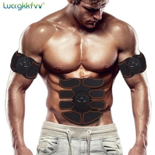 Electric Muscle Stimulator ems Wireless Buttocks Hip Trainer Abdominal ABS Stimulator Fitness Body Slimming Massager