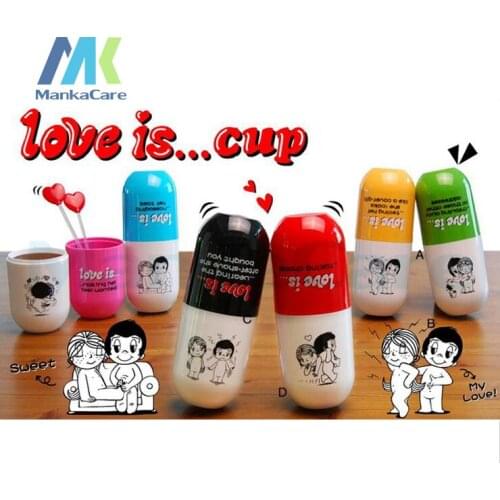 2 PCS New Travel Wash Cup Capsule Cup Toothbrush Toothpaste Essential Storage Box Mouthwash Cup Dental gifts Free shipping