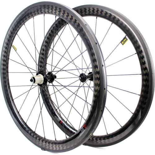 700c Carbon Road Bike Wheel 50mm Wider Aero Rim Tubeless Ready Powerway R51 Straight Pull Hub Super Light Road Bicycle Wheelset