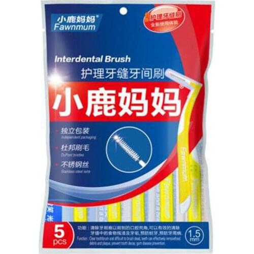 L Shape Dental Interdental Soft Brushes Oral Care Teeth Dental Tooth Pick Tooth Orthodontic Toothpick ToothBrush Clean Gum Care