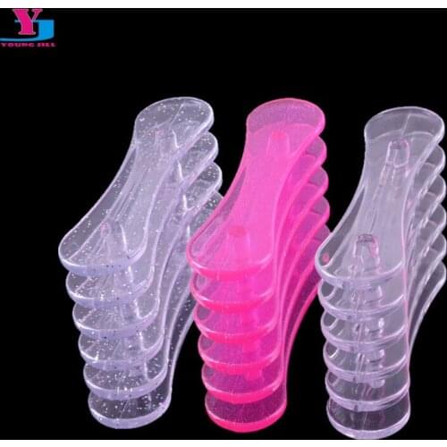 New Arrival 3pcs Mix Color Nail Art Brush Holder Set Pen Fashion Display Pincel de Unha Stand Plastic Decorations Manicure Tools