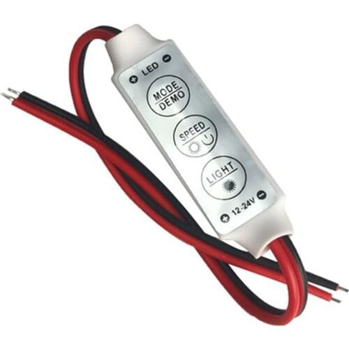 Single Color Led Strip Dimmer Controller switch DC 12V 3 keys For 5050 3528 5630 5730 3014 Led Strip lamps lighting