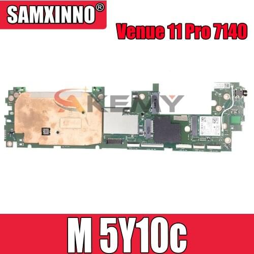 Original Laptop motherboard For DELL Venue 11 pro 7140 M 5Y10c Mainboard CN-00853X 00853X JCT2 SR23C DDR3L