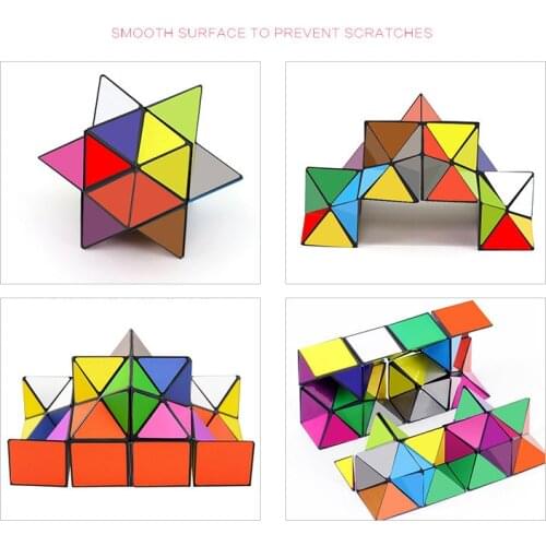 Infinity Cube Antistress Magic Hand Playing Adult Puzzle Stress Relex Toy Magical Block Kid Color Learning Collection AD Paper