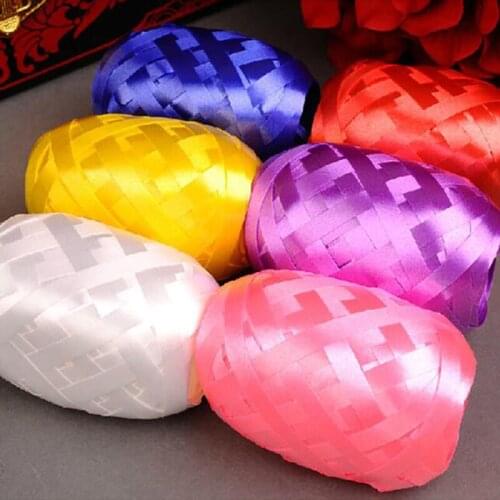 Special Ribbon For Balloons Tied Balloon Wedding Festival Celebration Paper Ribbon Gifts Wrapping Wedding Decor Supplies