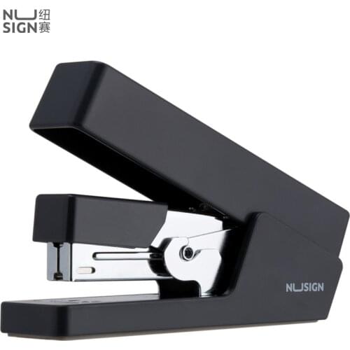 Deli Nusign Effortless Stapler 24/6 26/6 With 1000 Piece Staples Power Saving Paper Binding Mahine Stationery Office Supplies