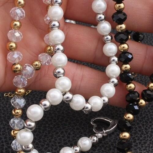 Womans 40CM Long Chains Sweater Drop Necklace & Stud Earrings Fashion Stainless Steel Jewelry Sets For Women SEDZBPBI