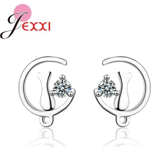 New Arrival Women Charm Statement 925 Sterling Silver Earring Sets Nice Cute Design Fashion Earrings For Wedding Party Jewelry
