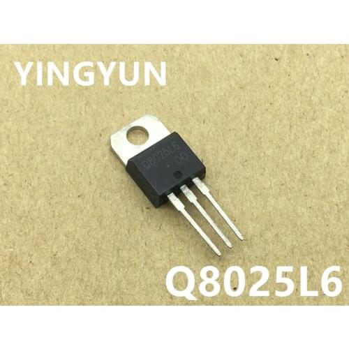 10PCS/lot Q8025L6 8025L6 TO-220 25A 800V Bidirectional thyristor New original