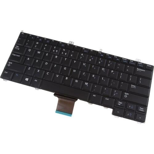 US English Tablets Keyboard With Mini Enter Button For Dell Latitude 12 7000 E7240 E7440 E7420