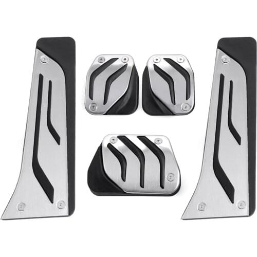 Car Stainless steel Pedal Pads Cover MT AT For BMW X1 X3 X4 X5 X6 1/2/3/5/6/7 Series E87 F20 E90 E92 E93 F30F35F34F31 3GT 5GT
