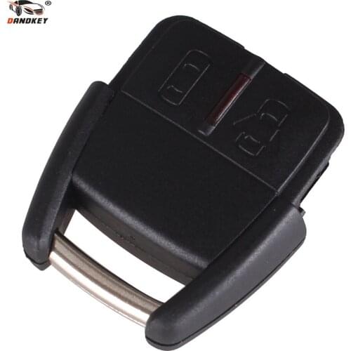DANDKEY 2 Buttons Remote Car Key Fob Case Cover Shell For Chevrolet Horton Replacement Car Enter Remote Keyless Without Blade