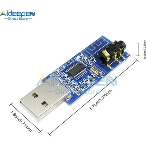 DC 5V USB Bluetooth 4.0 Audio Receiver Wireless Module Bluetooth Voice Player With Decoding Amplifier LED Indicator Board