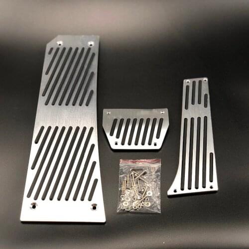 For BMW New 5 6 7 series GT Touring X3 X4 Aluminum alloy Gas Fuel Brake Footrest Pedal Plate Pad AT Car Accessories