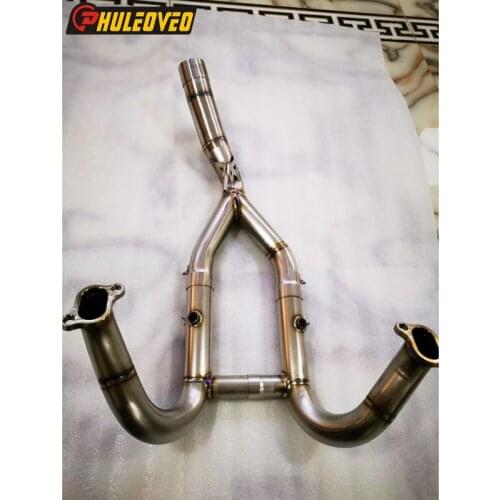 For BMW R1200GS R1200GS ADV 2013-2017 Motorcycle Exhaust System Header Tube Front Pipe for R1200GS ADV 13-17 Exhaust Front Pipe