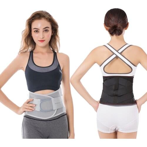 Elastic Breathable Waist Support Lumbar Corset Belt Lumbar Brace Support Recovery Belts For Back Pain Relive Corset Women Men