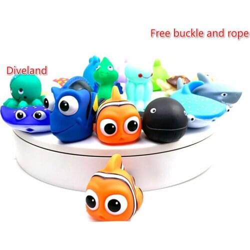 Scuba diving Toys Spearfishing Float Dive Signal Underwater Doll Animal Ornaments Float Toy nemo shark bat fish