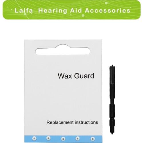 Laifa 1card Wax Guard for CIC hearing aid digital ITE Earwax Filters Prevents Earwax Cerumen from Hearing Aids φ1.0