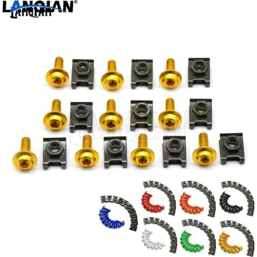 Motorcycle magnetic CNC Fairing body bolts for For SUZUKI GSXR 1100 GSX-R1100 1989 1990 1991 1992 1993 1994 1995 1996 1997 1998