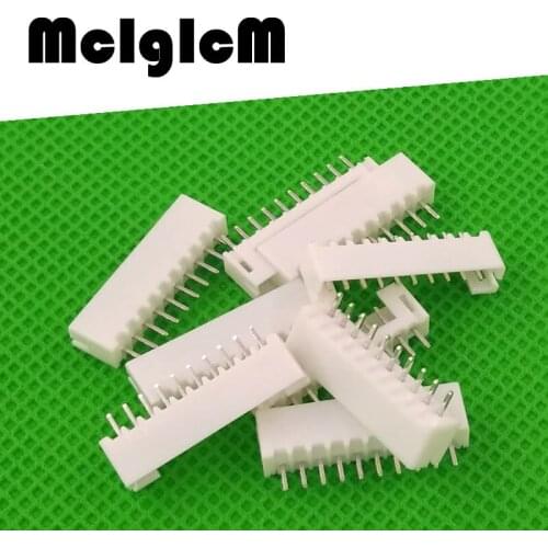 MCIGICM 1000pcs male material PH2.0 2mm 10 pins Connectors Leads pin Header PH-10A Straight pins Free shipping