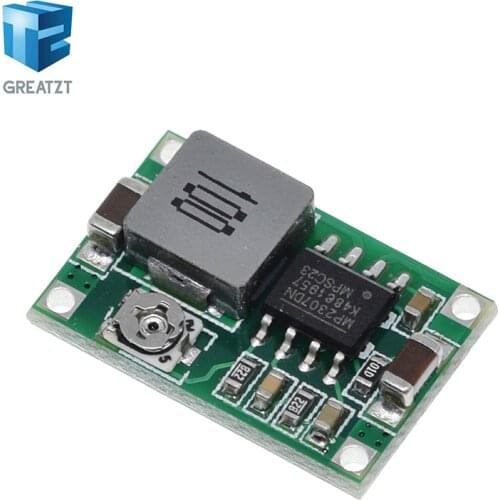 GREATZT 10pcs RC Airplane Module Mini 360 DC Buck Converter Step Down Module 4.75V-23V to 1V-17V LM2596 2A 17x11x3.8mm