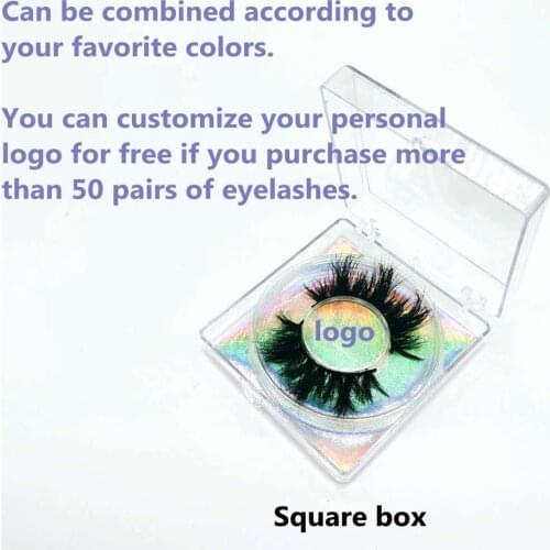 5D 6D Mink Eyelashes bulk round tray Fluffy Dramatic Eyelashes Makeup Wispy Mink Lashes Natural Long False Eyelashes