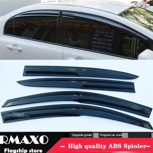 For Honda Civic Plastic Window Visor 2006-2011 Vent Shades Sun Rain Deflector Guard For Honda Civic 4PCS/SET