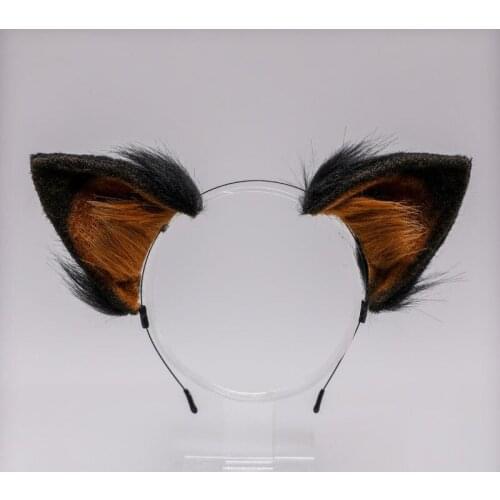 Anime Cute Dog Ears Headband Hair Wear Halloween Cosplay Costume Party Headpiece Hair Accessories for Women Girls Adult Kids