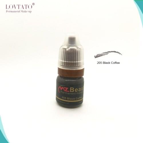 Tattoo Microblading Pigment Professional Eyebrow Micro Tattoo Ink Tattoo Pigment colors for microblading Black Coffee 5ml