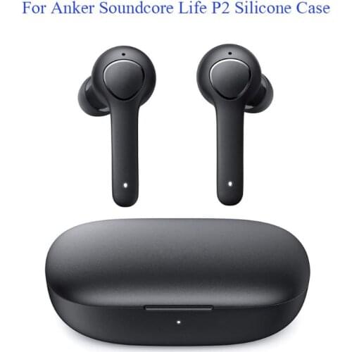 Anti-shock Silicone Cover Protective Case Full Shell for Anker Soundcore Life P2