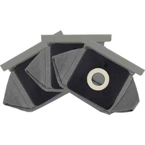 50mm Non Woven Vacuum Cleaner Filter Bag for Haier Zw1000-3 Zw1200-4 for Midea QZ11A QW14B QZ12B QC11D Washable Dust Bags