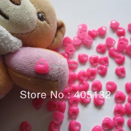RC-161-11 200pcs/bag Nail Resin Decoration Lovely Hot Pink Bag Shape Nail Art Decorations Cellphone Decorations