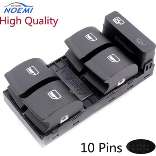 YAOPEI Powert Master Window Switch Button For AUDI A4 B6 2003- B7 SEAT Exeo 8E0 959 851 8E0959851B