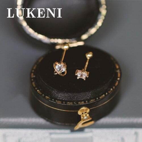 Womens Star Earrings 9K Gold Material Elegant Womens Accessories Simple Style Party Accessories Girls' Boutique Accessories