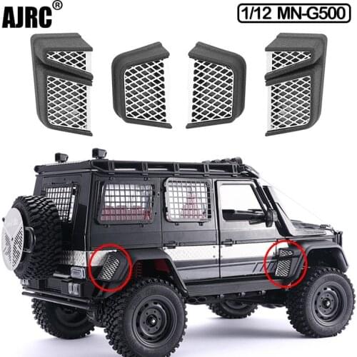 1:12 Mn-g500 Wheel Eyebrow Air Intake Grille Kit, Side Exhaust Aerodynamic Decoration 1/12 Remote Control Car Parts