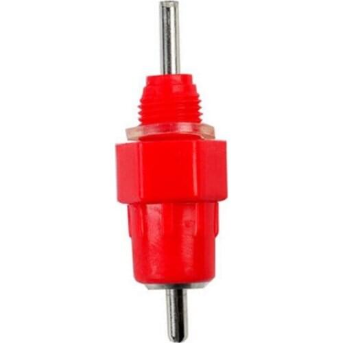 2000pcs/lot High Quality Plastic + Stainless Steel Chicken Duck Hen Automatic In Poultry Water Nipple Drinker Feeder Supplies