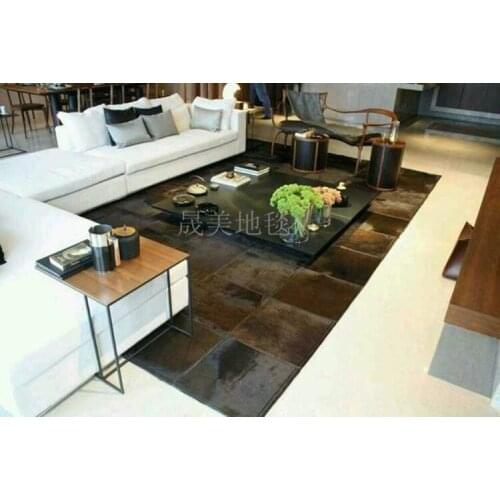 2018 free shipping 100% natural hand made cowhide leather picnic mat