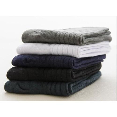2021 10Pairs/lot High Quality Mens Socks Cotton Business Breathable Male Long Socks