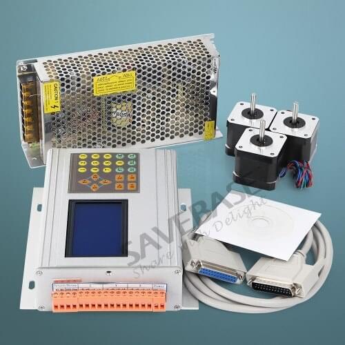 3 Axis CNC Kit TB6600 HB Nema17 56oz-in Motor 12V PSU For DIY Router/Plasma
